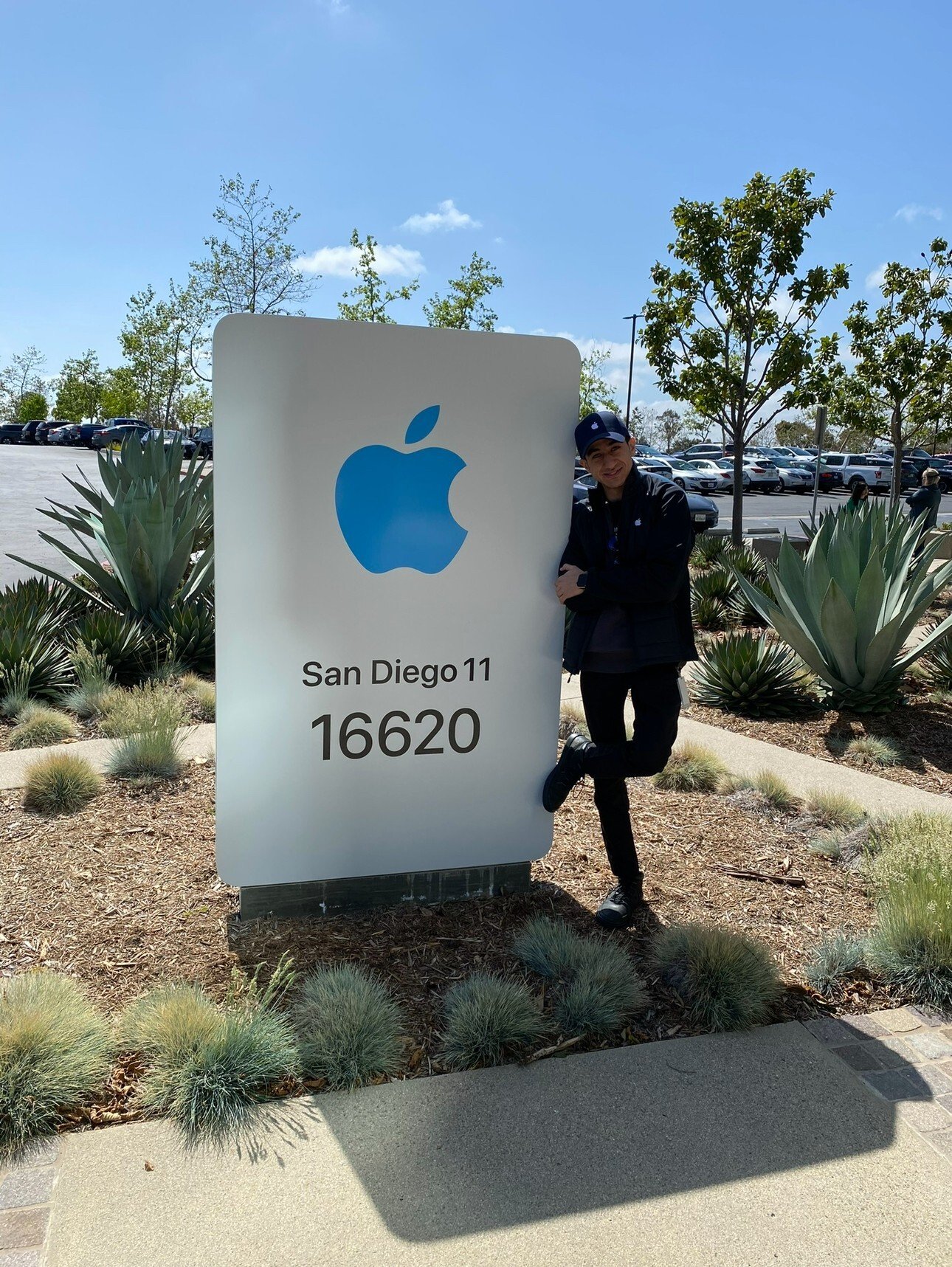CalMU MSCIS student Ali Radwan at Apple San Diego campus